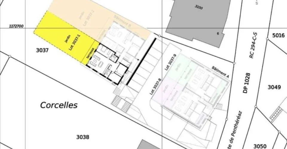 Appartement de 4.5 pièces avec terrasse et grand jardin