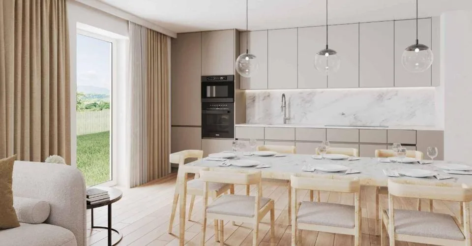 Appartement de 4.5 pièces avec terrasse et grand jardin