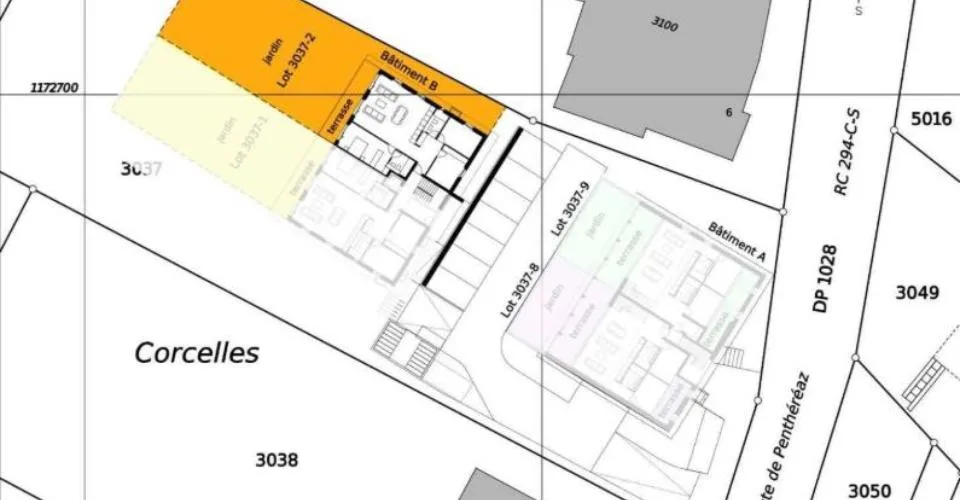 Appartement de 4.5 pièces avec terrasse et grand jardin