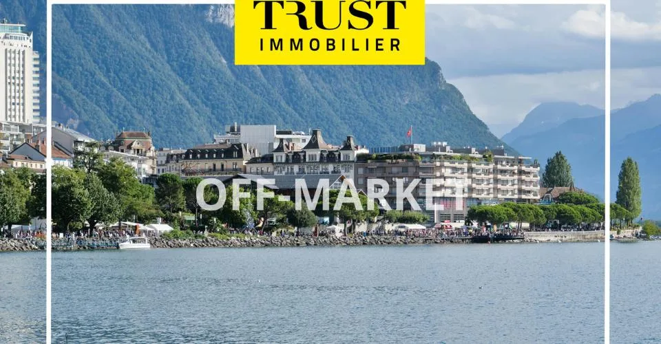 5028 Spacieux Attique à Montreux : Vue panoramique et vaste terrasse
