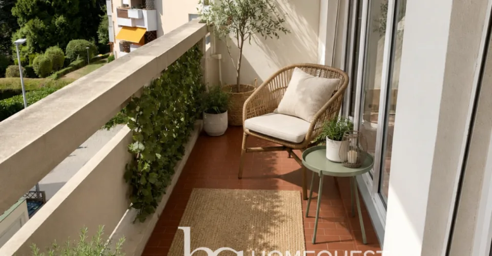 Appartement lumineux de 72 m² avec balcon plein sud, garage-box et potentiel de transformation en 3 pièces, dans un environnement résidentiel recherché à Pully.