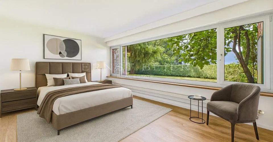 Résidence d'exception avec jardin paysager et panorama sur le Léman