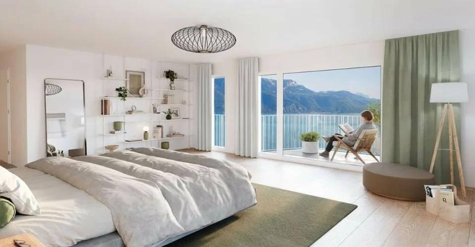 Prestigieux 5.5 pièces avec immense terrasse au rez - Vue panoramique sur le lac