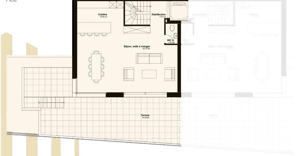 RARE. Appartement panoramique sans nuisance ! – Foto 10 von 12