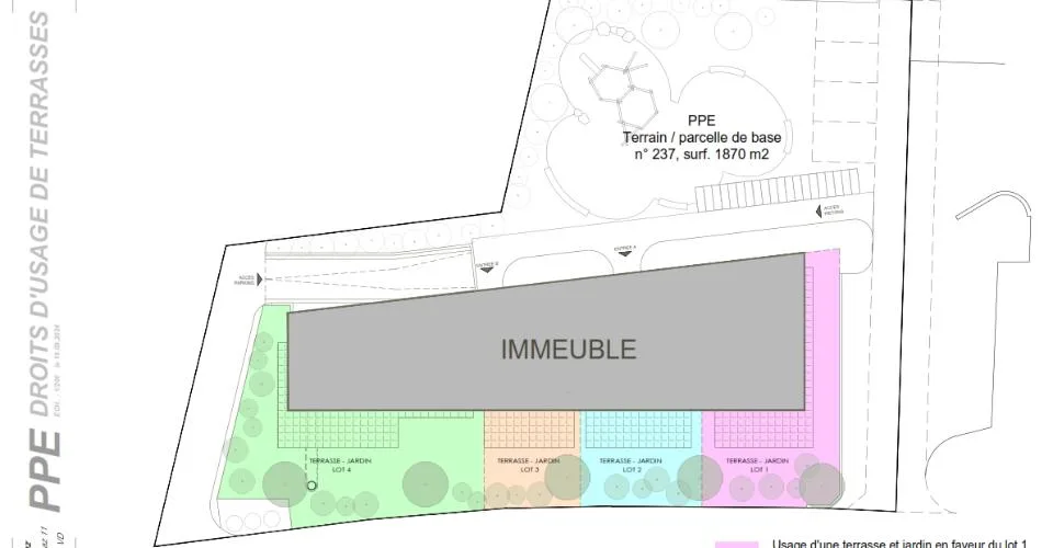 Appartement neuf 3,5 pièces, Lot 1 avec à La Tour-de-Peilz