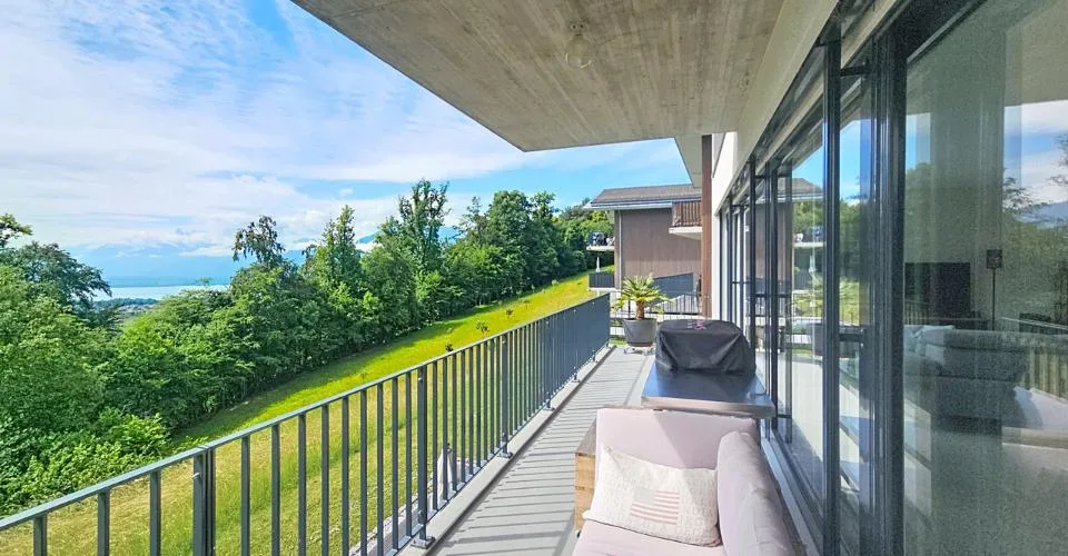 Magnifique appartement de 4,5 pièces - Terrasse et vue sur le lac