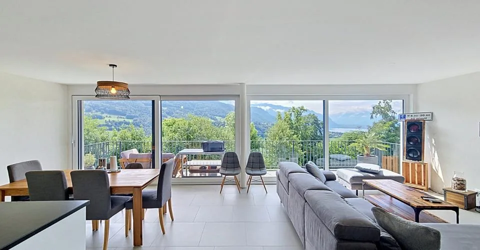 Magnifique appartement de 4,5 pièces - Terrasse et vue sur le lac