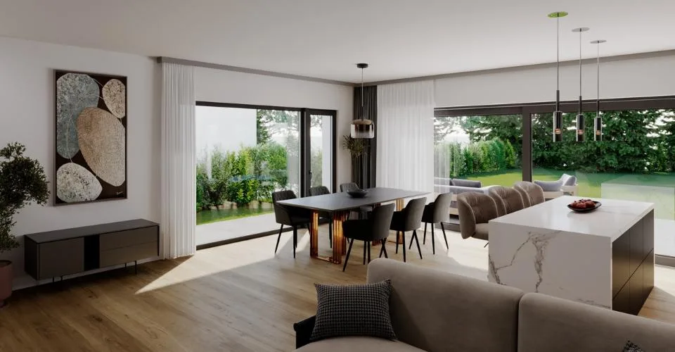 Villas familiales avec grand jardin