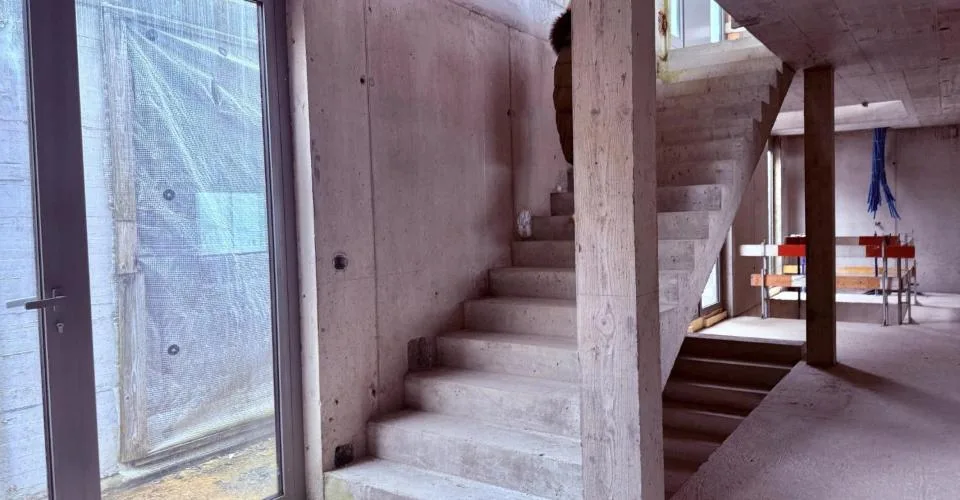 Villa panoramique en cours de construction