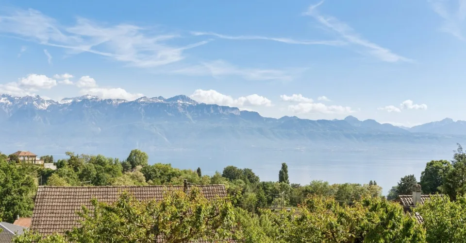 Duplex avec vue exceptionnelle sur le lac - Une terrasse sur le Léman