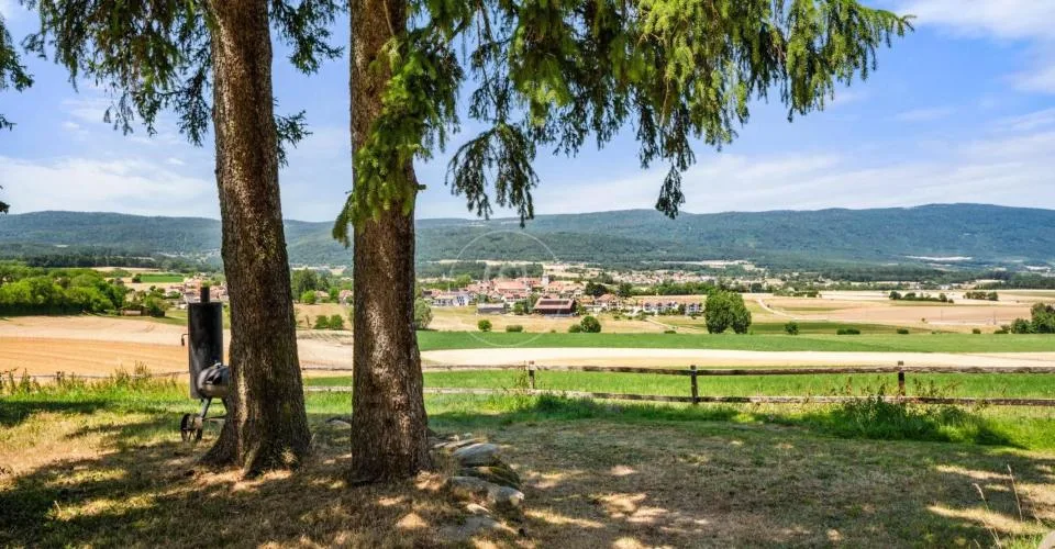 Elégante ferme rénovée avec piscine, proche de Rolle
