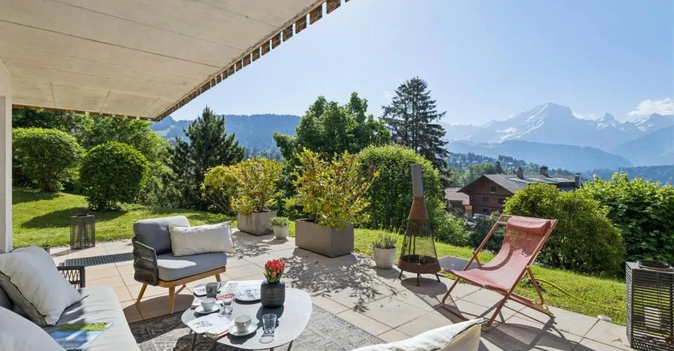 Magnifique 4.5p de haut standing, terrasse & jardin, belle vue dégagée