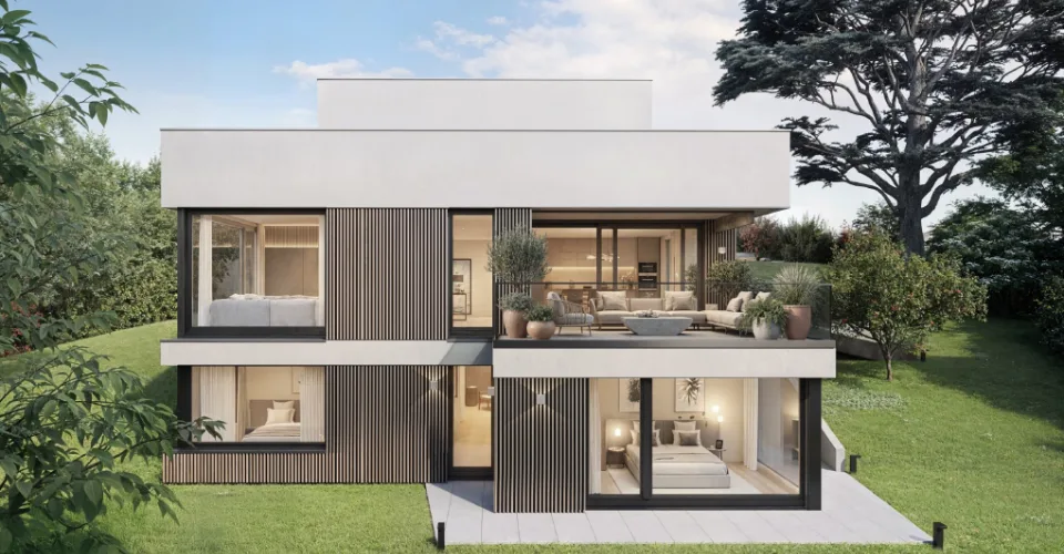 Grande villa de 6 pièces + cuisine avec vue lac aux finitions haut-de-gamme à vendre sur plan