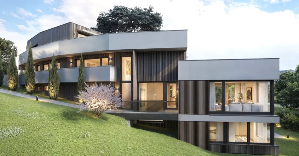 Grande villa de 6 pièces + cuisine avec vue lac aux finitions haut-de-gamme à vendre sur plan