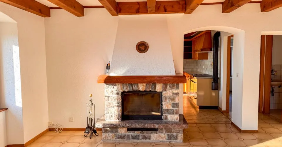 Charmante maison avec grange et vue imprenable sur le lac à Villeneuve