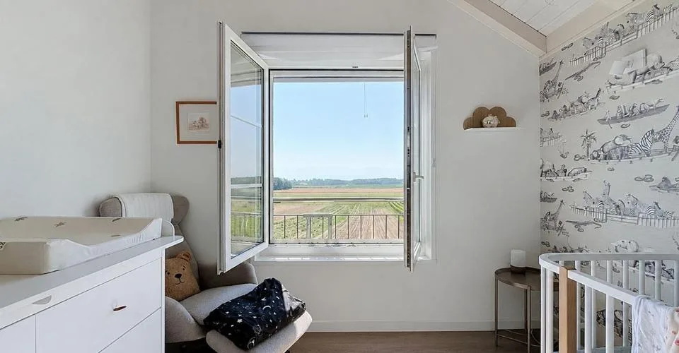 Maison individuelle en bordure de zone agricole
