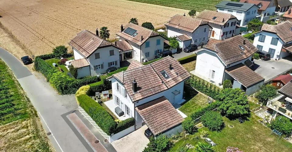 Maison individuelle en bordure de zone agricole