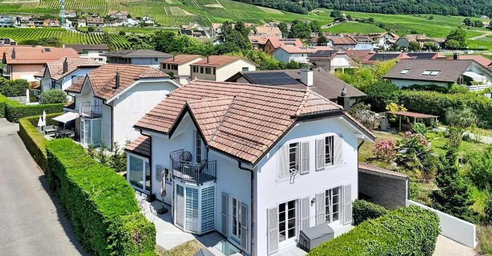 Maison individuelle en bordure de zone agricole