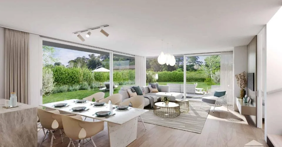 Projet de deux villas jumelles à deux pas du Léman VILLA B