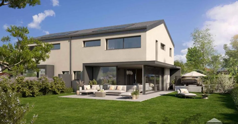 Projet de deux villas jumelles à deux pas du Léman VILLA B