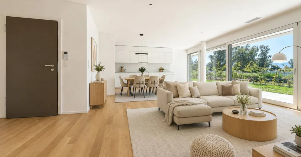 Appartement neuf 3.5 pièces avec terrasse et jardin privatif
