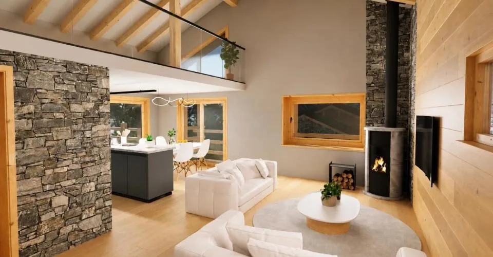 Chalet d'exception avec vue panoramique