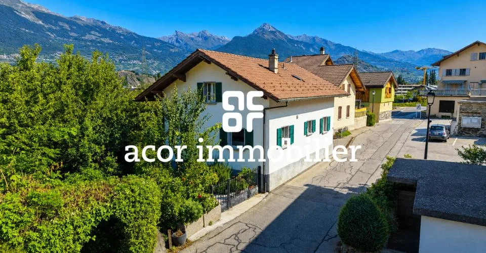 Maison pleine de charme avec jardin à Aproz