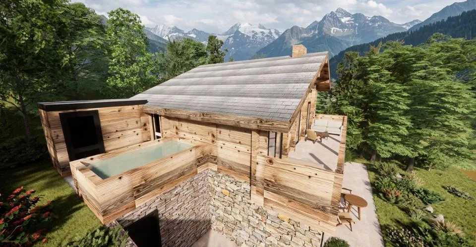 Projet de rénovation d'exception : Chalet indépendant proche du centre de Crans avec un fort potentiel