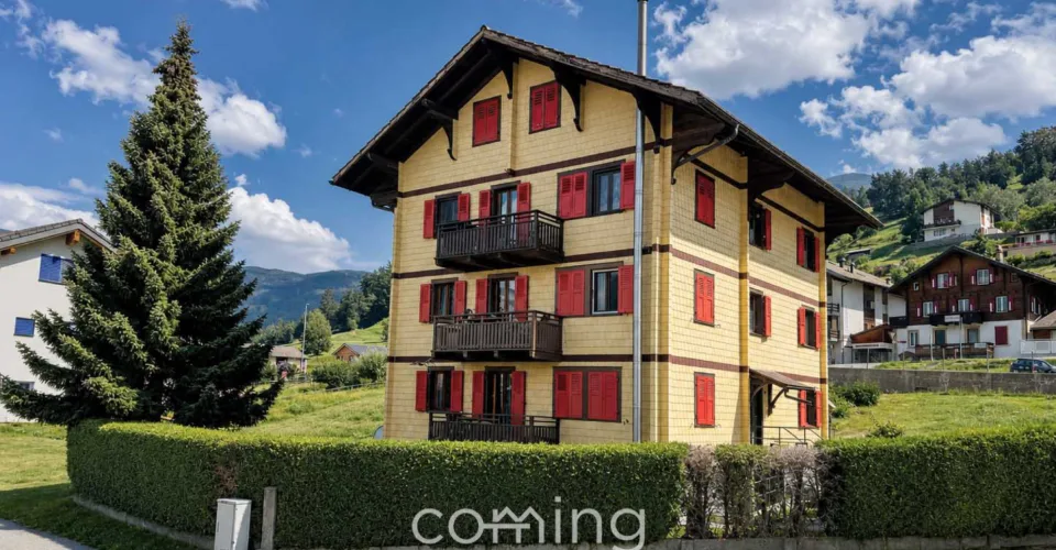 Sonnige 4.5 Zimmerwohnung mit Bergpanorama in Eischoll