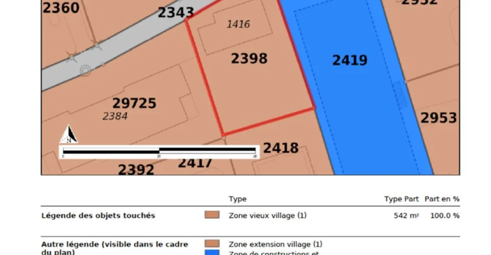 Rare à Conthey - Immeuble de deux logements sur une parcelle de 542 m²