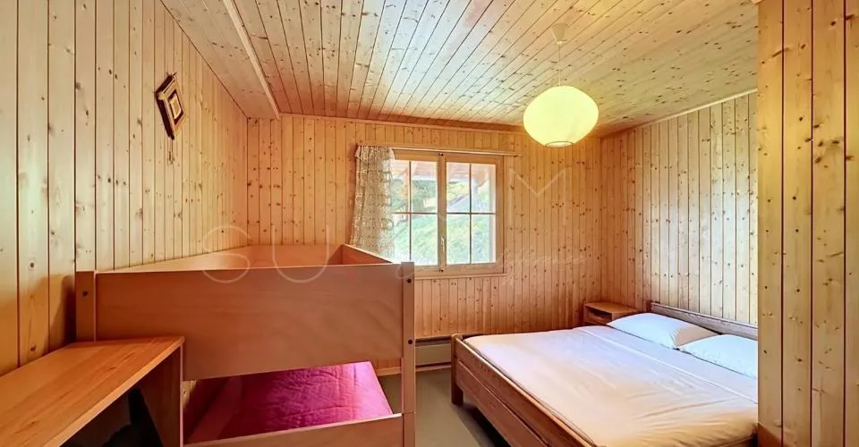 Exclusivité - à 5 min d'Ovronnaz, chalet authentique sans vis-à-vis