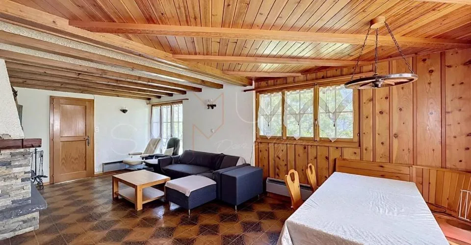 Exclusivité - à 5 min d'Ovronnaz, chalet authentique sans vis-à-vis