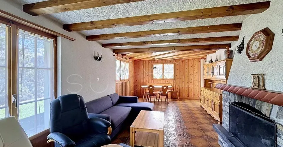 Exclusivité - à 5 min d'Ovronnaz, chalet authentique sans vis-à-vis