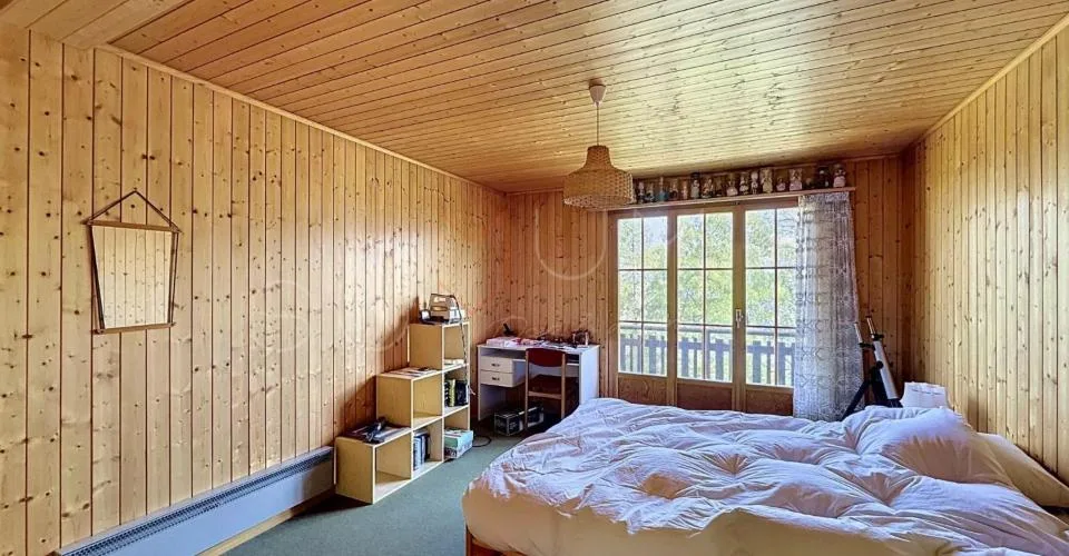 Exclusivité - à 5 min d'Ovronnaz, chalet authentique sans vis-à-vis