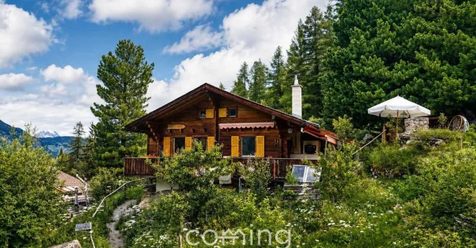 4-Zimmer-Chalet in St. Niklaus - Panoramaaussicht, Cheminée, Zweitwohnsitz möglich