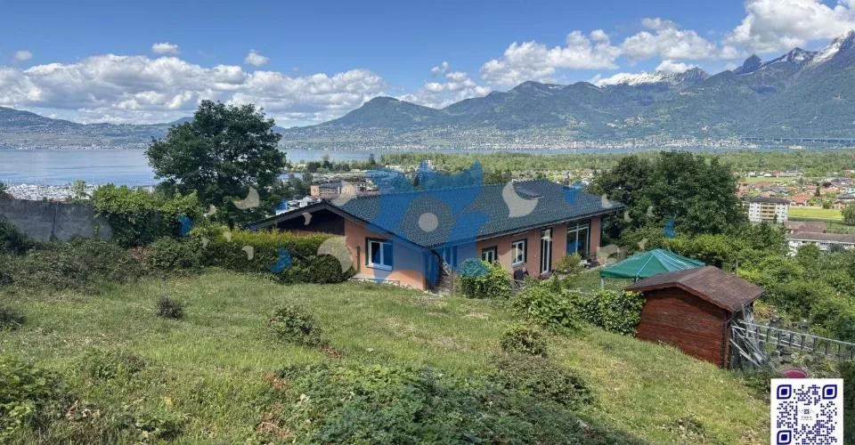 À VENDRE | VILLA 5.5 PIÈCES AU BOUVERET - VUE PANORAMIQUE SUR LE LAC LÉMAN