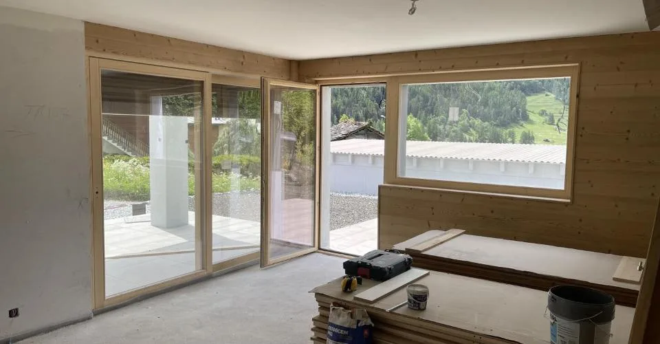 Superbe appartement 3.5 pièces rez-de-jardin à Evolène