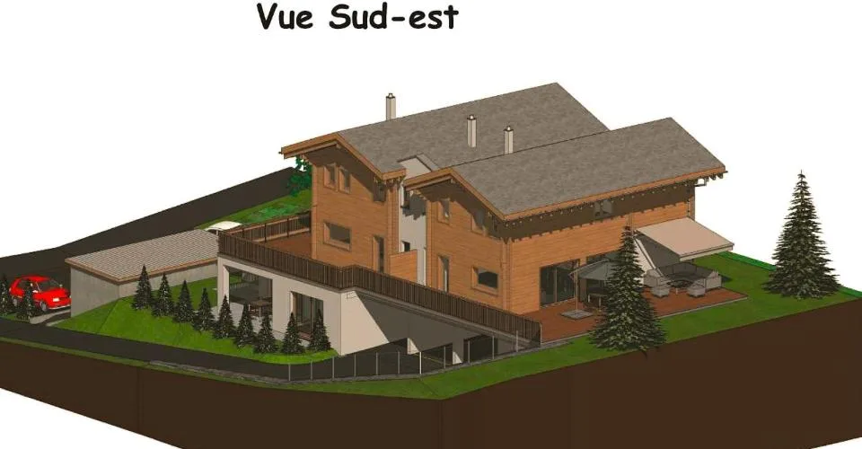 Superbe appartement 3.5 pièces rez-de-jardin à Evolène