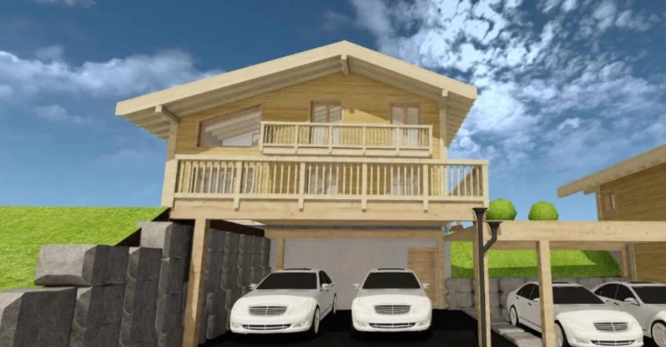 Fortunau - Ayent Chalet neuf en construction, entre soleil, calme et panorama – Foto 3 von 11