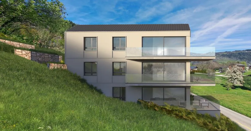Appartement neuf 2.5 pièces avec balcon et terrasse – Foto 14 von 15