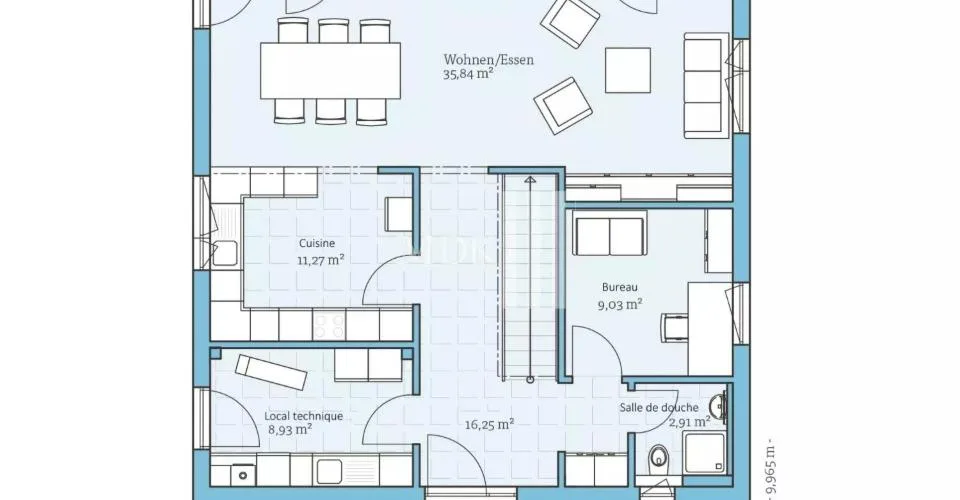 Belle villa de 5.5 pièces sur plan
