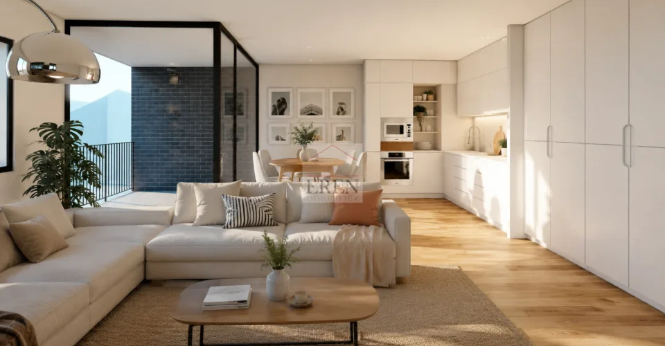 Appartement 2,5 pièces neuf au 1er étage au centre ville de Sion