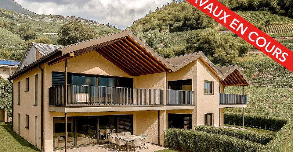 2.5 pièces avec terrasse et jardin privatif orientation plein sud (Vuisse, Savièse)