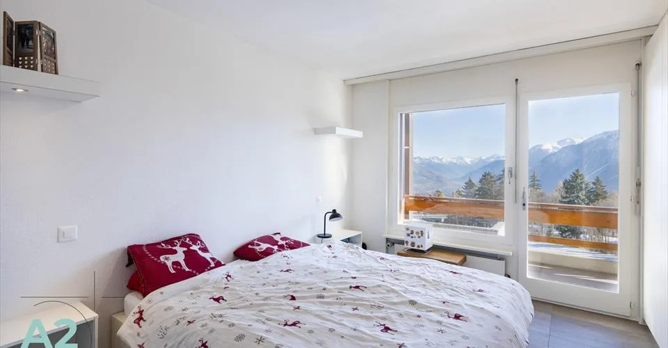 Spacieux 3 pièces rénové avec vue sur les Alpes