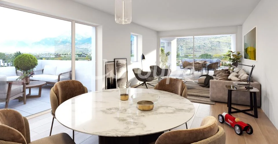 Très bel appartement neuf de 3.5 pces à Bramois avec jolie terrasse
