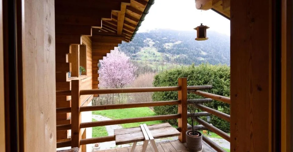 Bien rare : chalet de 2 logements à la Tsombe, en dessus de Montagnier