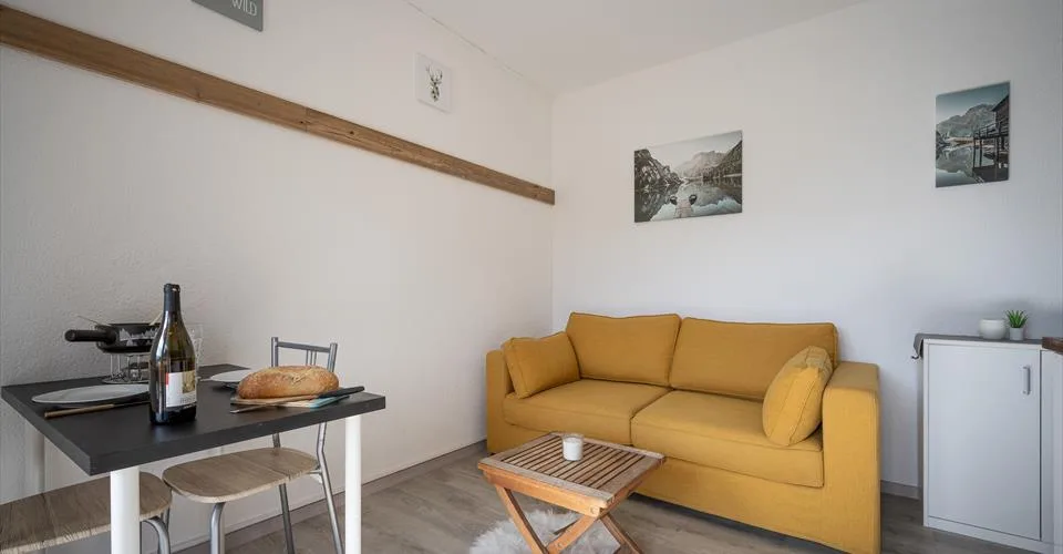 Studio situé au centre de la station d'Ovronnaz