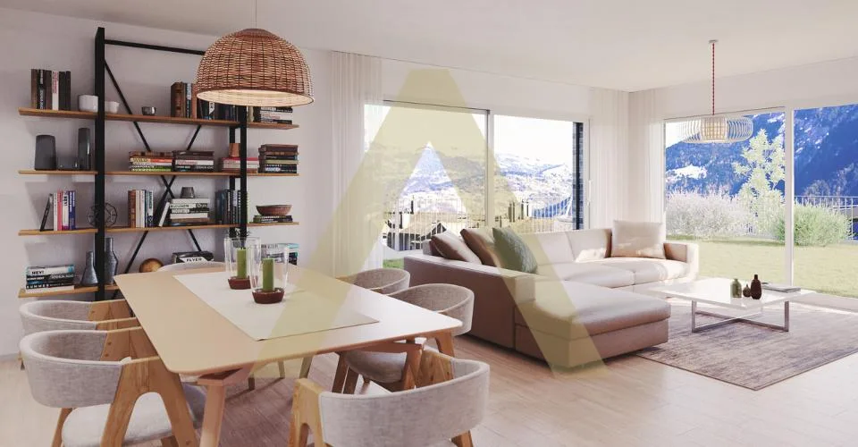 Comme un appartement familiale avec vue imprenable sur la vallée