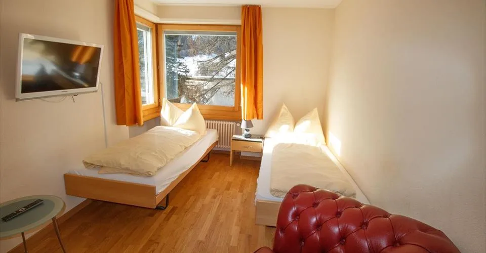 Mélèzes, appartement de 1.5 pièces confortable dans un emplacement privilégié au centre