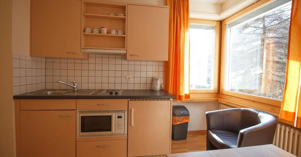 Mélèzes, appartement de 1.5 pièces confortable dans un emplacement privilégié au centre